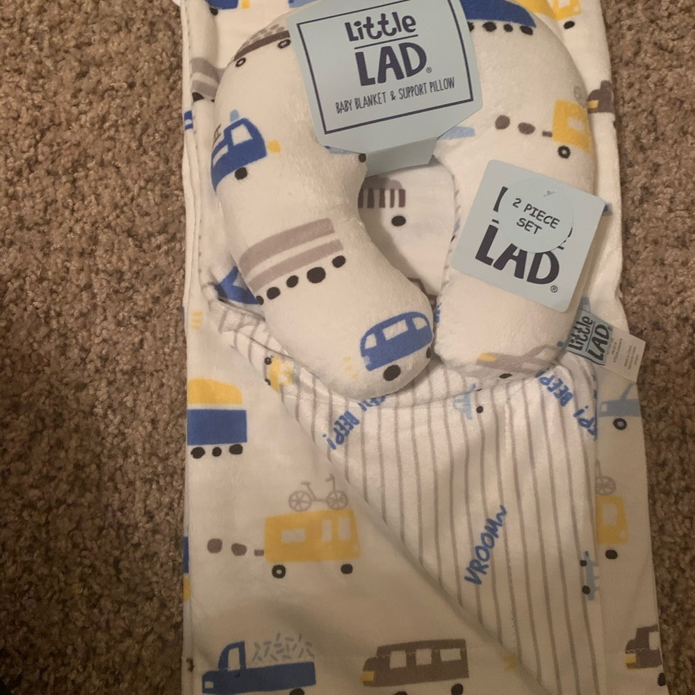 Little Lad baby blanket and support pillow